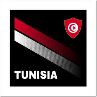 Vintage Tunisia Sunflower Flag Tunisia Soccer Lover Posters and Art